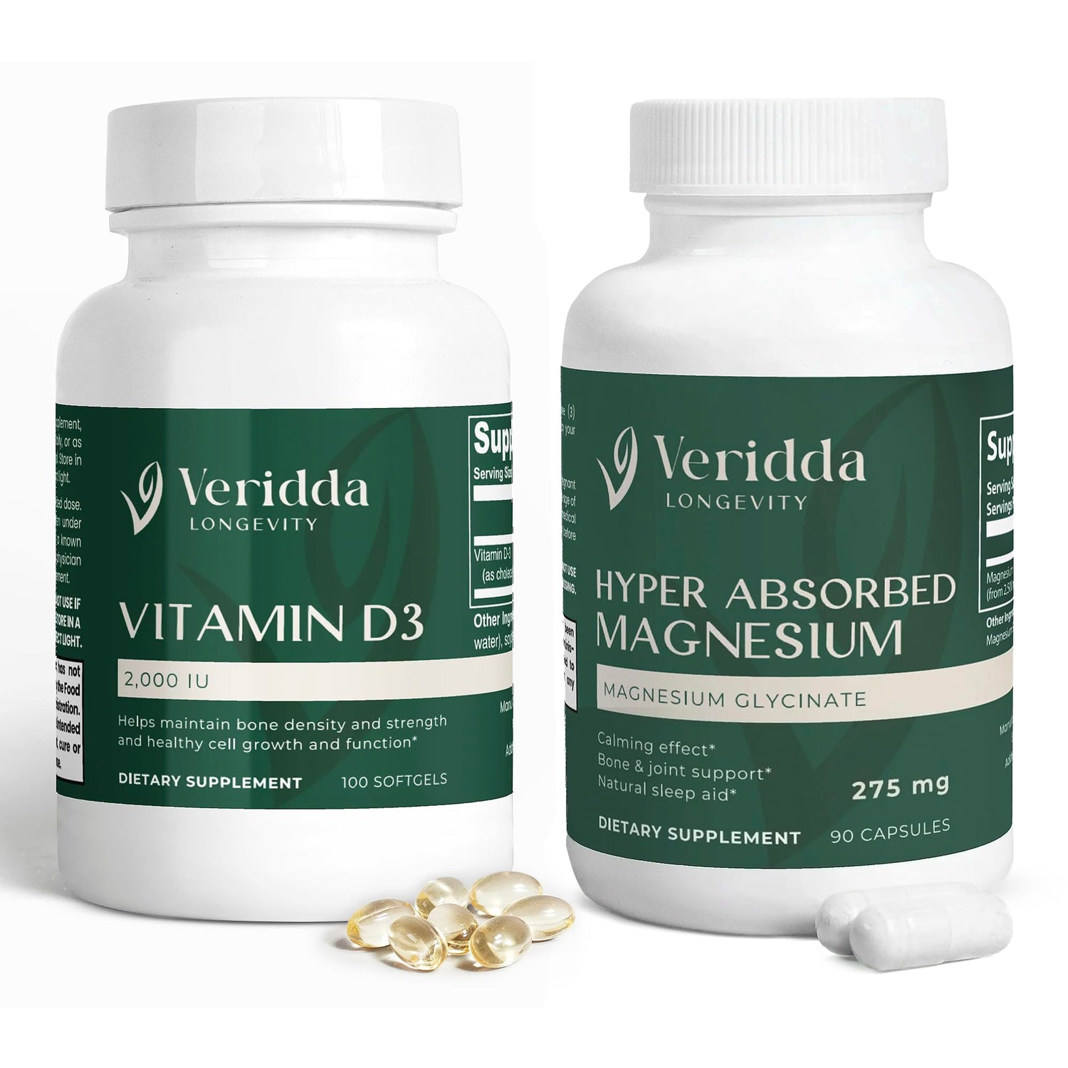 Immunity & Inflammation Defense Duo – Vitamin D3 & Magnesium Glycinate