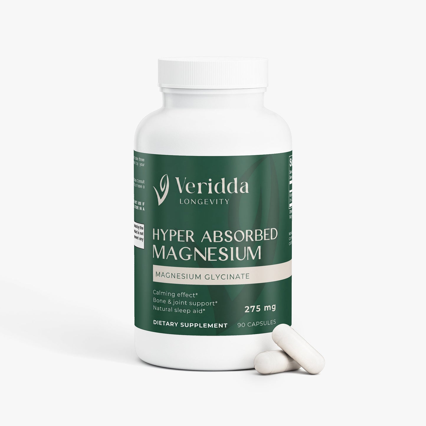 Magnesium Glycinate 275 mg – Natural Sleep, Stress & Bone Health Support