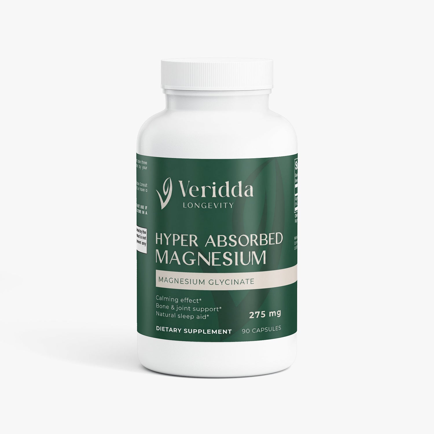Magnesium Glycinate 275 mg – Natural Sleep, Stress & Bone Health Support