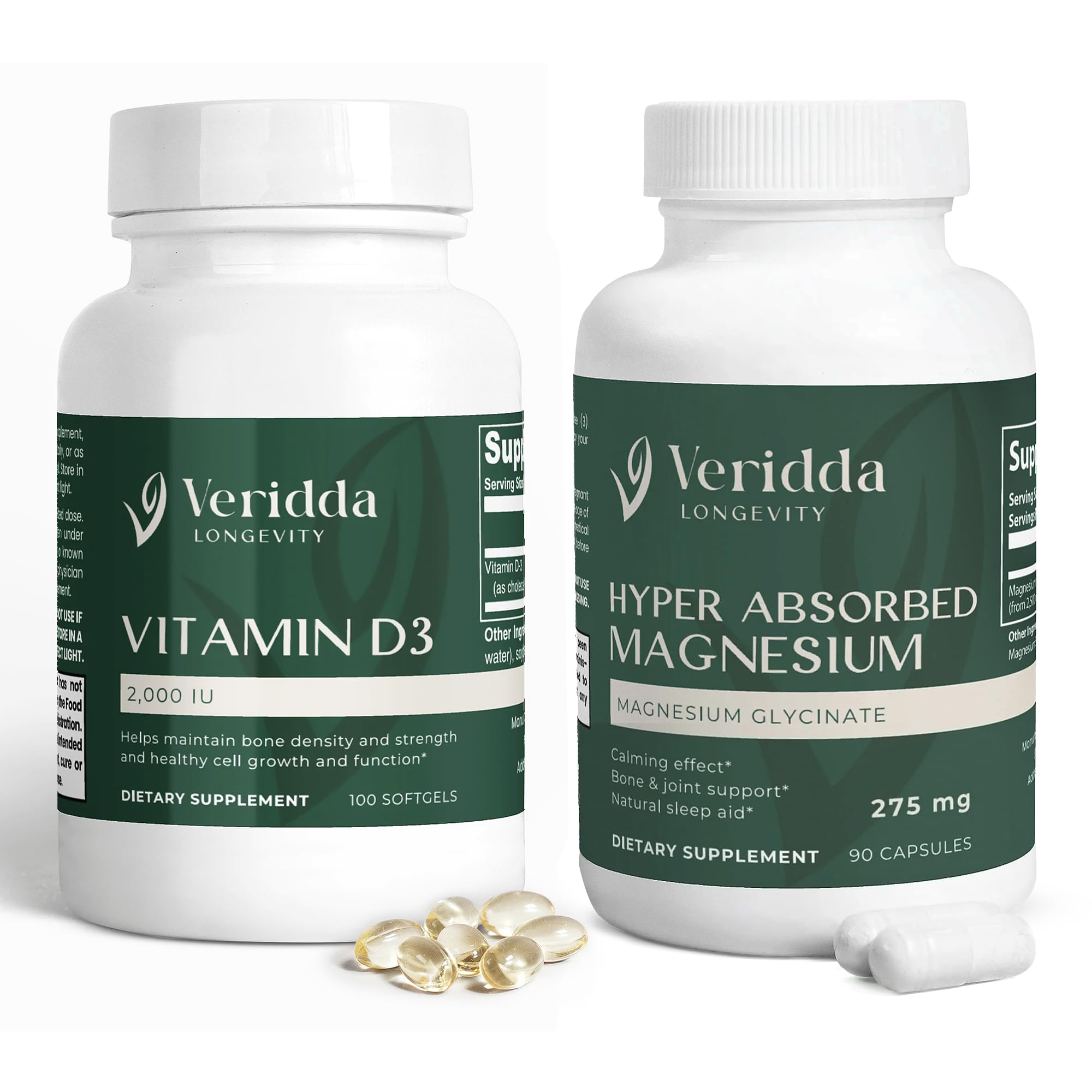 Immunity & Inflammation Defense Duo – Vitamin D3 & Magnesium Glycinate
