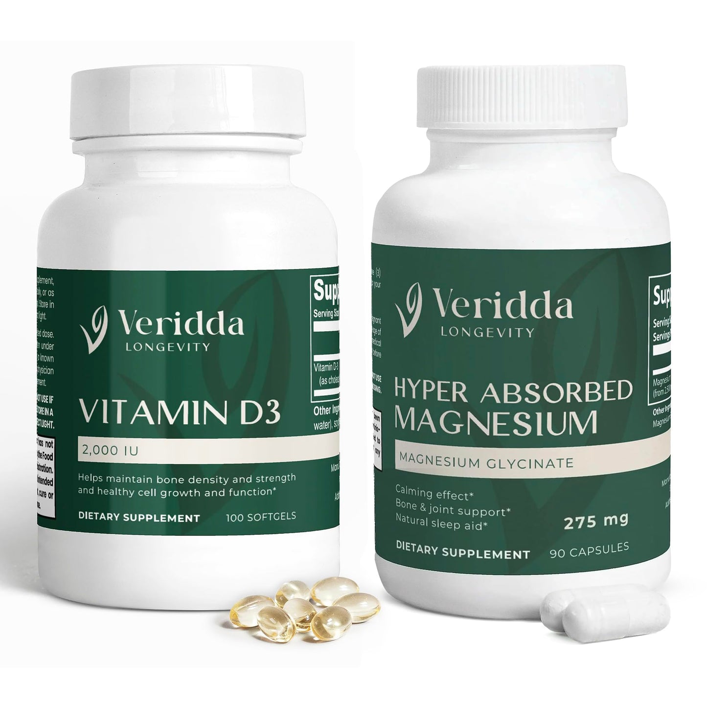 Immunity & Inflammation Defense Duo – Vitamin D3 & Magnesium Glycinate