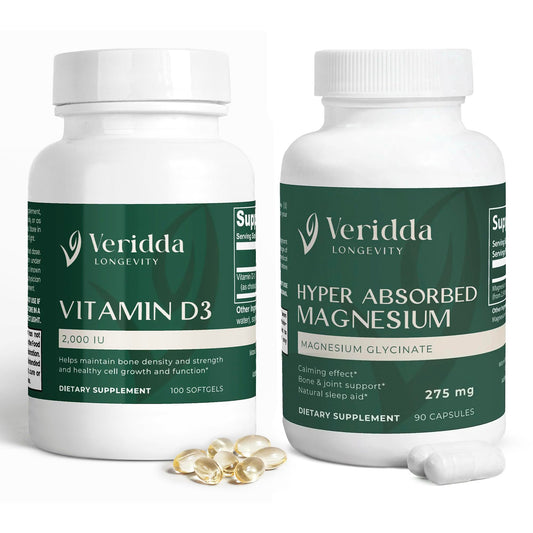 Immunity & Inflammation Defense Duo – Vitamin D3 & Magnesium Glycinate